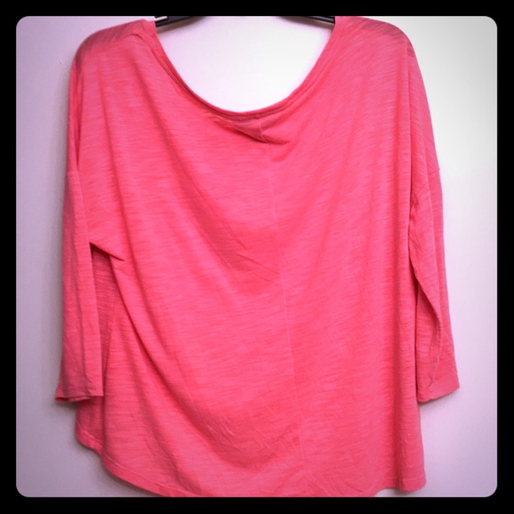 American Eagle Outfitters Pink High low Top - Picture 4 of 4